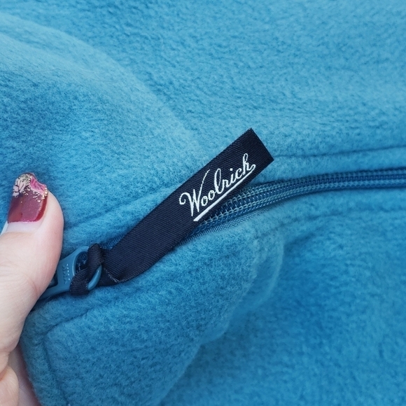 NWT Woolrich fleece zip-up Mock Neck Outdoor Baselayer vest - Picture 4 of 6